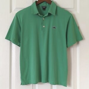 Patagonia Organic Cotton Classic Relaxed Short Sleeve Henley Polo Shirt Green XS
